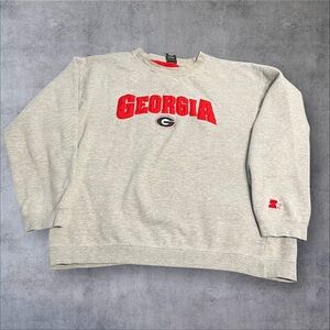 Vintage Starter Georgia Bulldogs Crewneck Sweatshirt XL